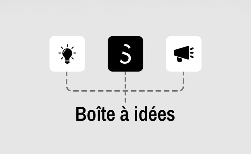 Partagez vos idées avec nous